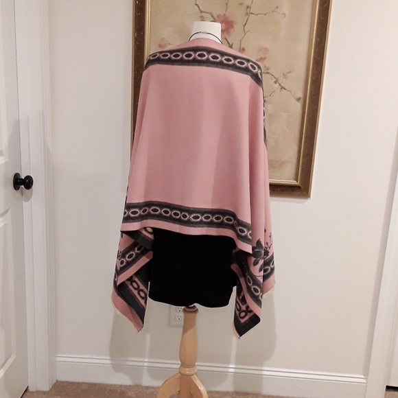 NEW Cashmere Reversible Shawl  Wrap  Pashmina - Picture 6 of 8